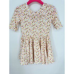 Dotdotsmile Girls Dress Size 12/24 Months Multi Color Shapes New With Tags